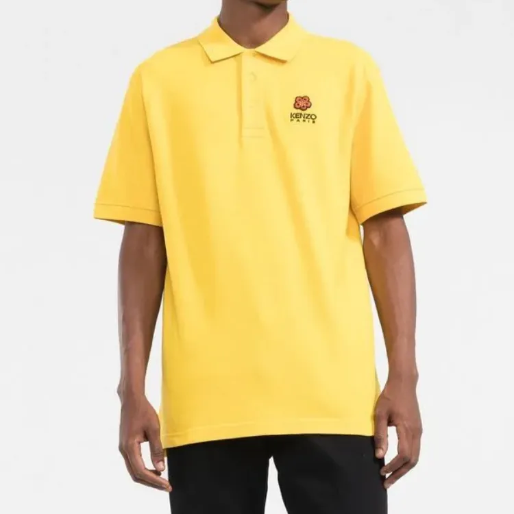 KENZO Polo Shirts Men Yellow-5