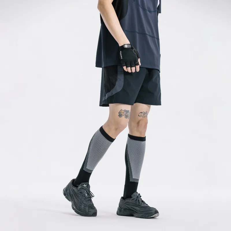 ENSHADOWER Cargo Shorts Unisex Navy Blue-3