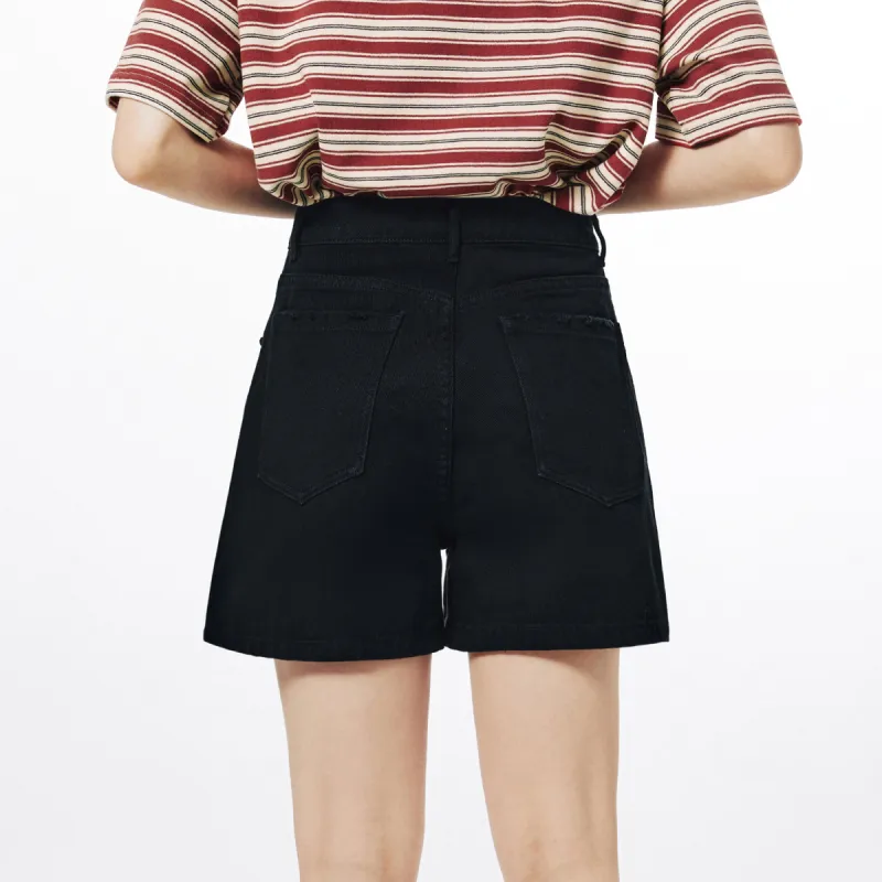 I'M ONE Denim Shorts Women's Black-3