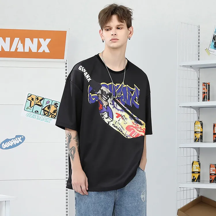 GENANX Straight T-Shirt Unisex White-9