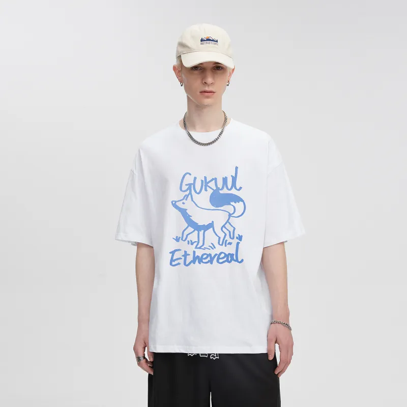 GUKUUL T-Shirts Unisex White-5