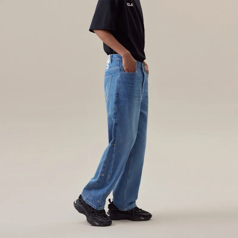 UCLA Jeans Unisex Light Blue-4