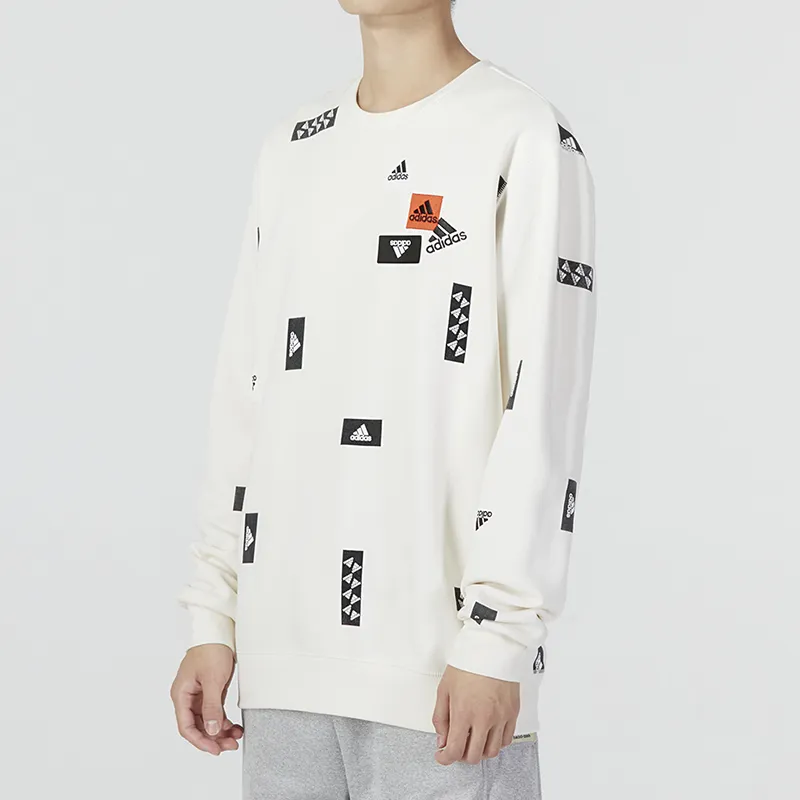Adidas Sweatshirts Men White-4