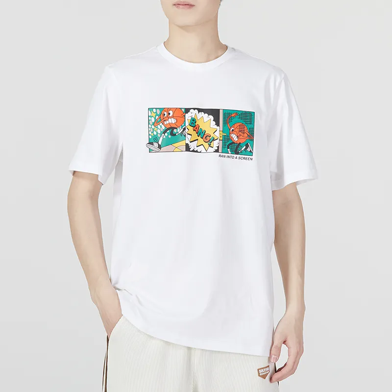 Adidas T Shirts Men White-2