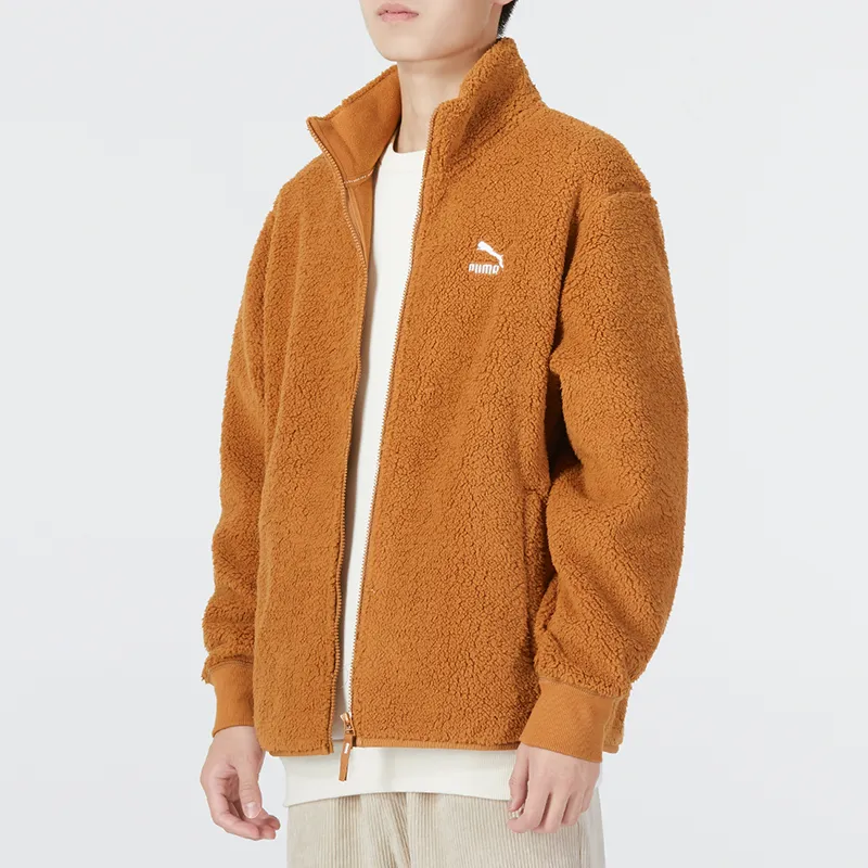 PUMA Velvet Jackets Men Earth Yellow-4