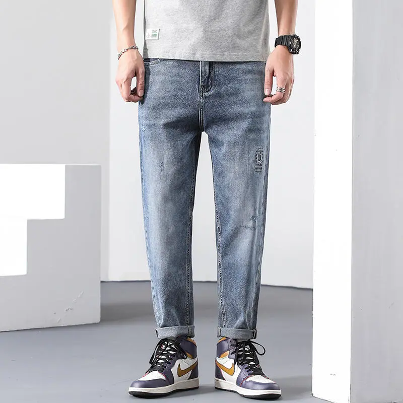 FAIRWHALE Jeans Men's Denim Blue-5