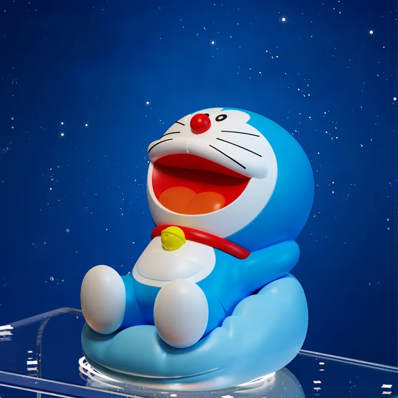 ROCK Doraemon Photo Frame Night Light Chibi Figures 12.2cm-18