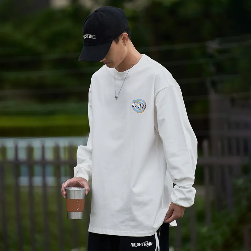 NFWYS Long Sleeved T Shirt Unisex White-3