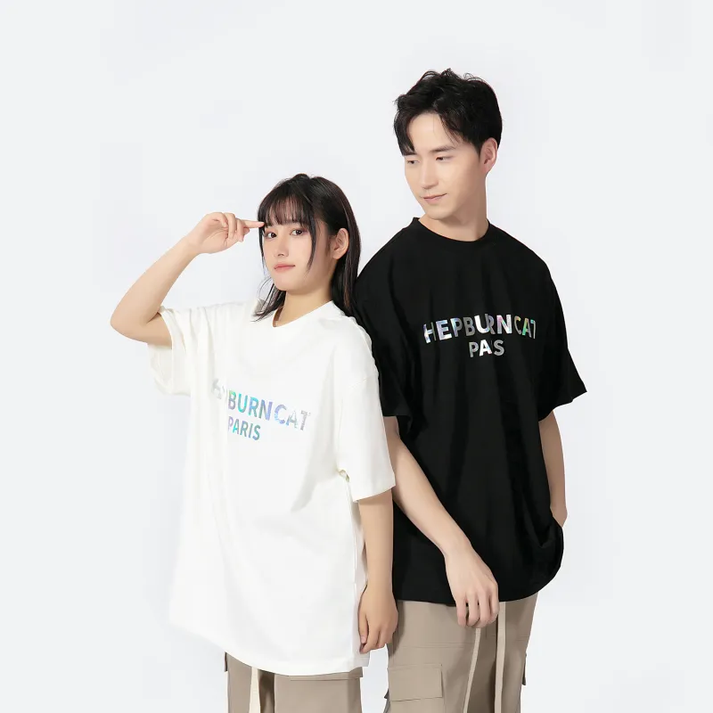 Hepburn Cat T-Shirts Unisex-9