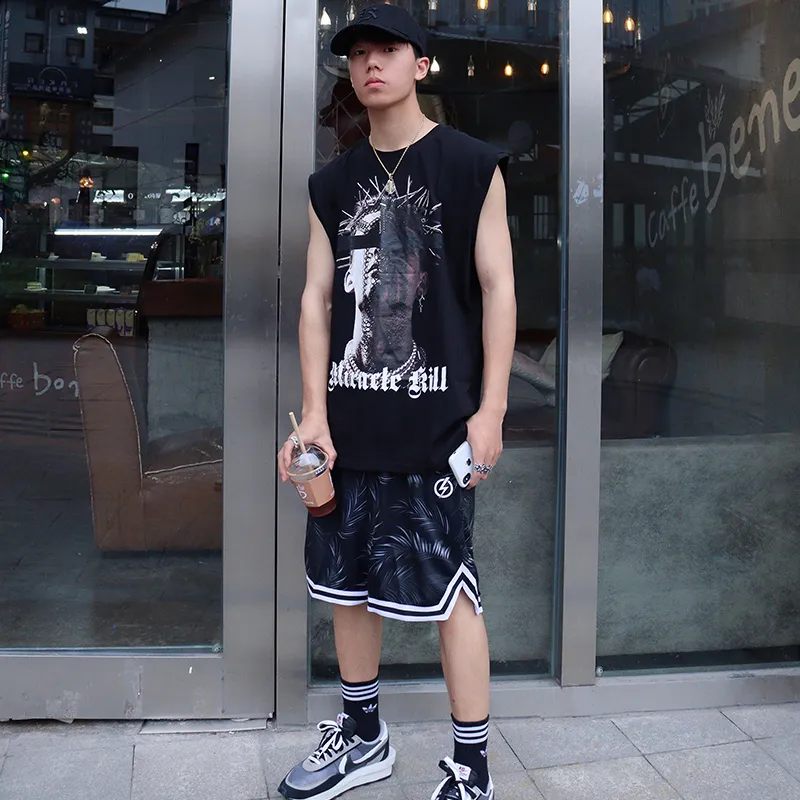 MIRACLE KILL x Othebest Ss22 SS22 Shorts Unisex Black-17