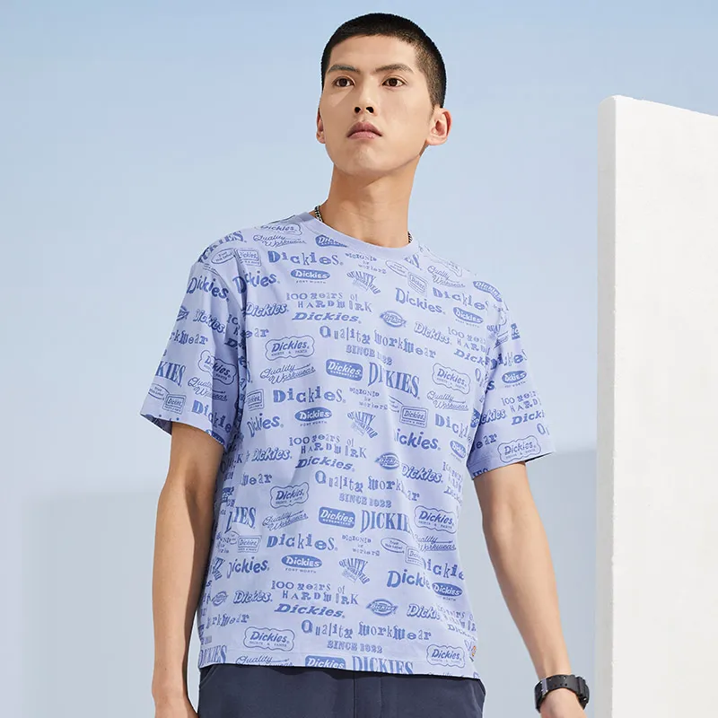 Dickies SS22 T Shirt Unisex Gray Blue-2