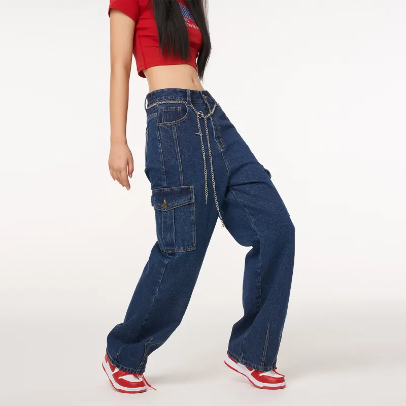 Acme Aura Straight Jeans Unisex Dark Blue-2