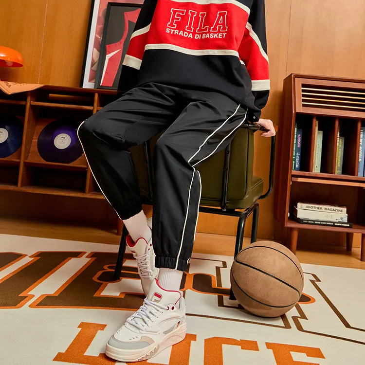 FILA FUSION Desperado Vintage Basketball Shoes 'White Grey Red' Women's-5