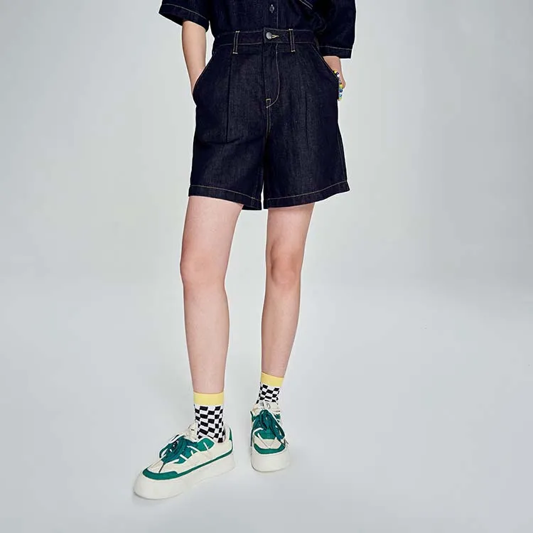 Lee Denim Shorts Women's Washed-3