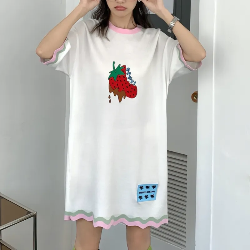 RYRANYI Short-Sleeved Dresses Women's-2