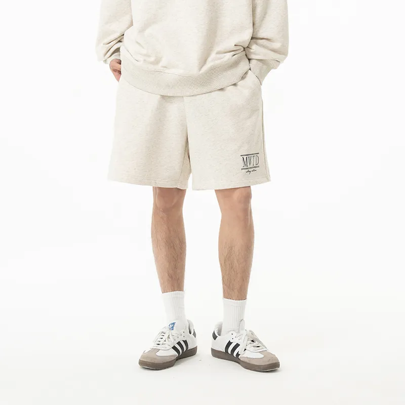 MostwantedLab Casual Shorts Unisex Light Heather Gray-13