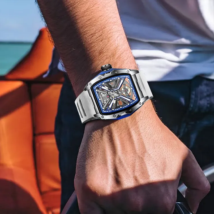 ROSDN Climber's Phantom Collection Automatic Mechanical Movement Watch Men's Watches Black Dial G2710-16
