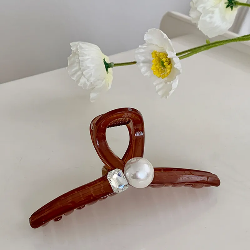 AGOVSKI Resin Hair Clips Women's-5