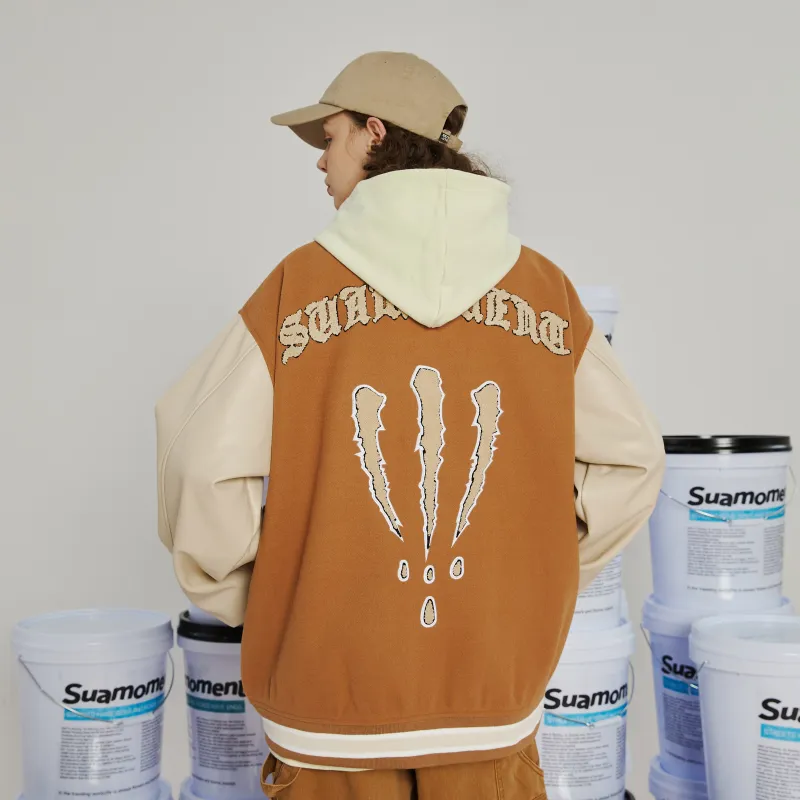 Suamoment 2023 Spring/summer Baseball Jacket Unisex-11