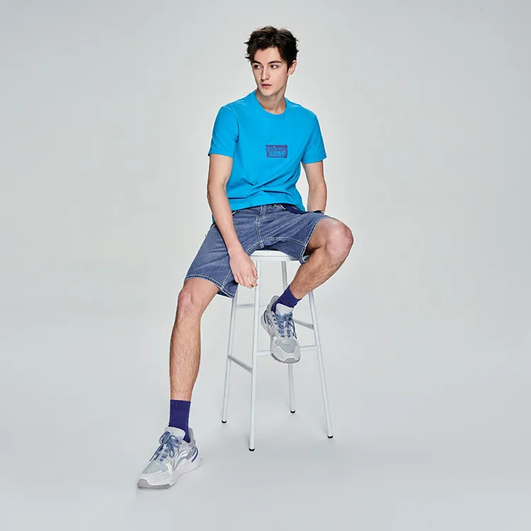 Lee Xline T Shirts Men Blue-4