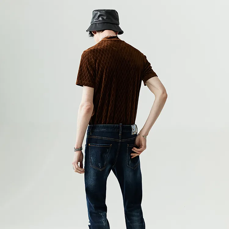DAVID NAMAN T Shirt Men's Camel-3
