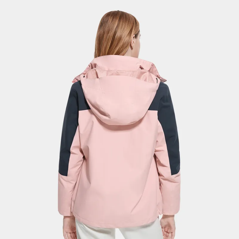 CAMEL All weather Waterproof, Windproof, Breathable, And Thermal Windbreaker Jacket Women's-4