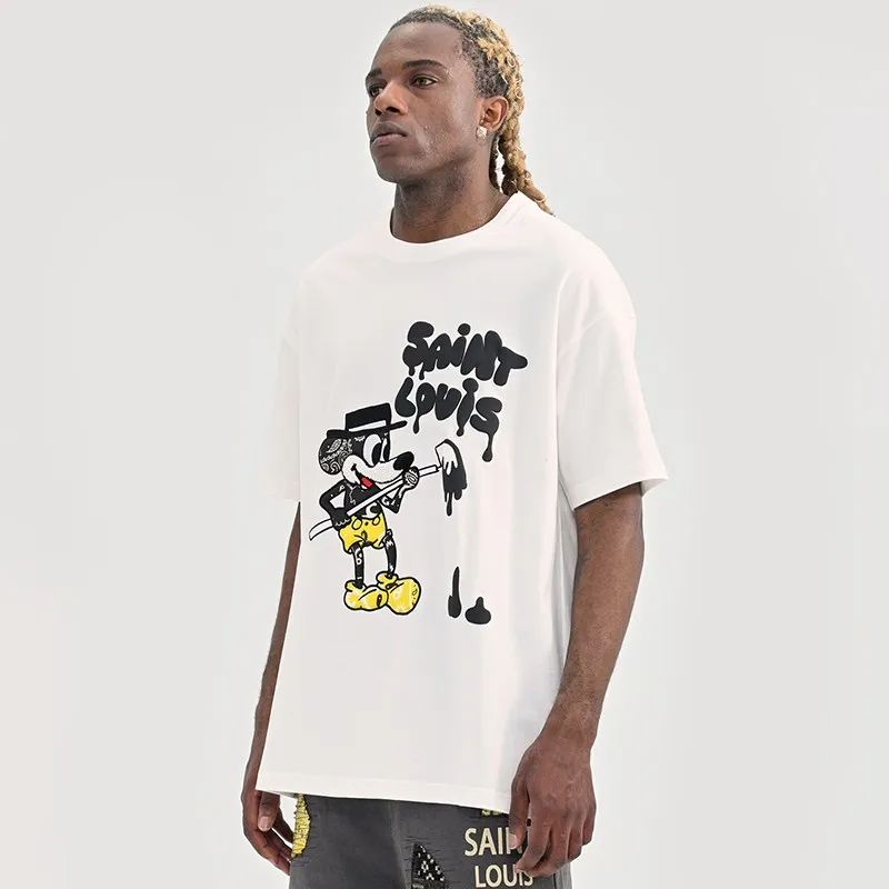 SSSAINT LOUIS T Shirts Unisex White-2
