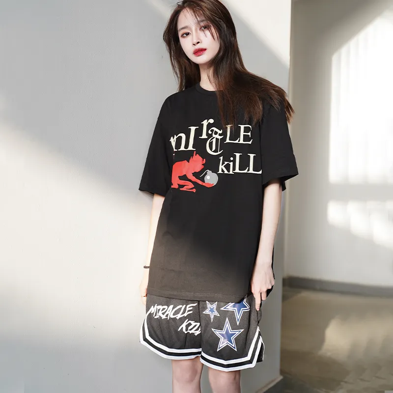 MIRACLE KILL Loose Fit Shorts Unisex-4