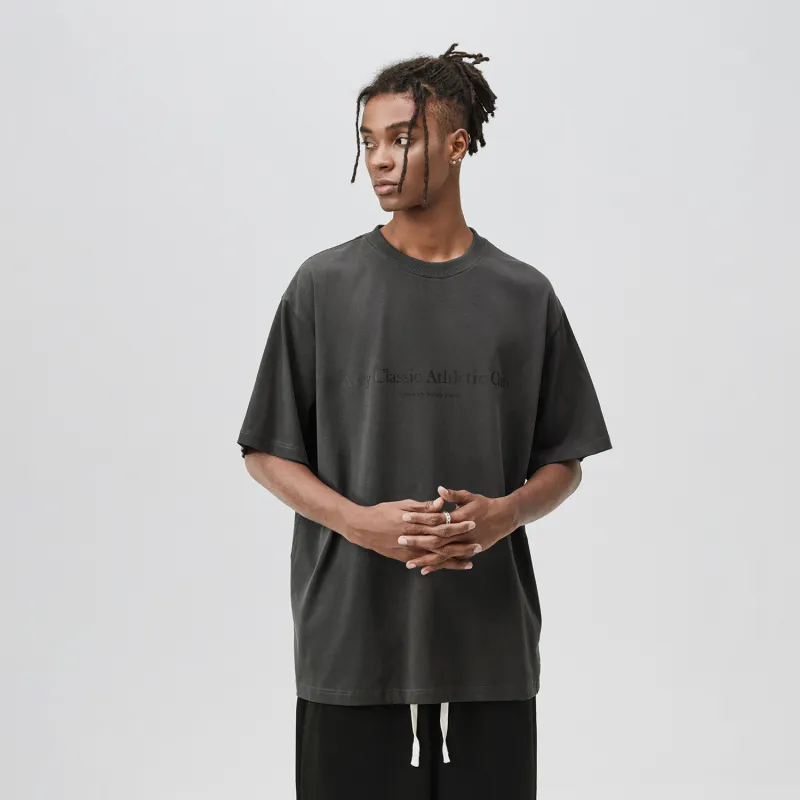 Atry Alphabet Slogan Series T Shirts Unisex-19