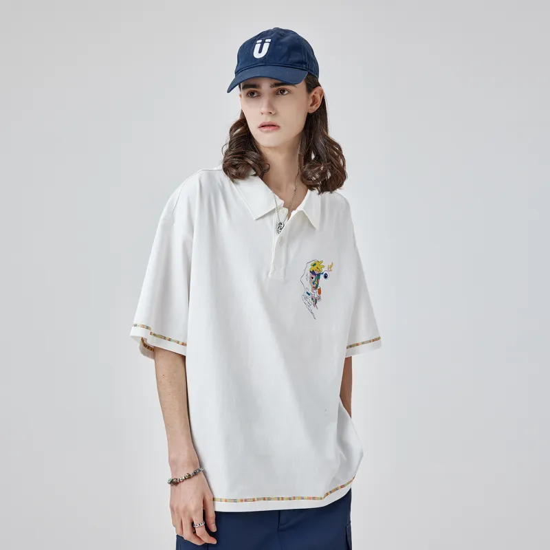 Guuka Short Sleeved T Shirts Men's White-5