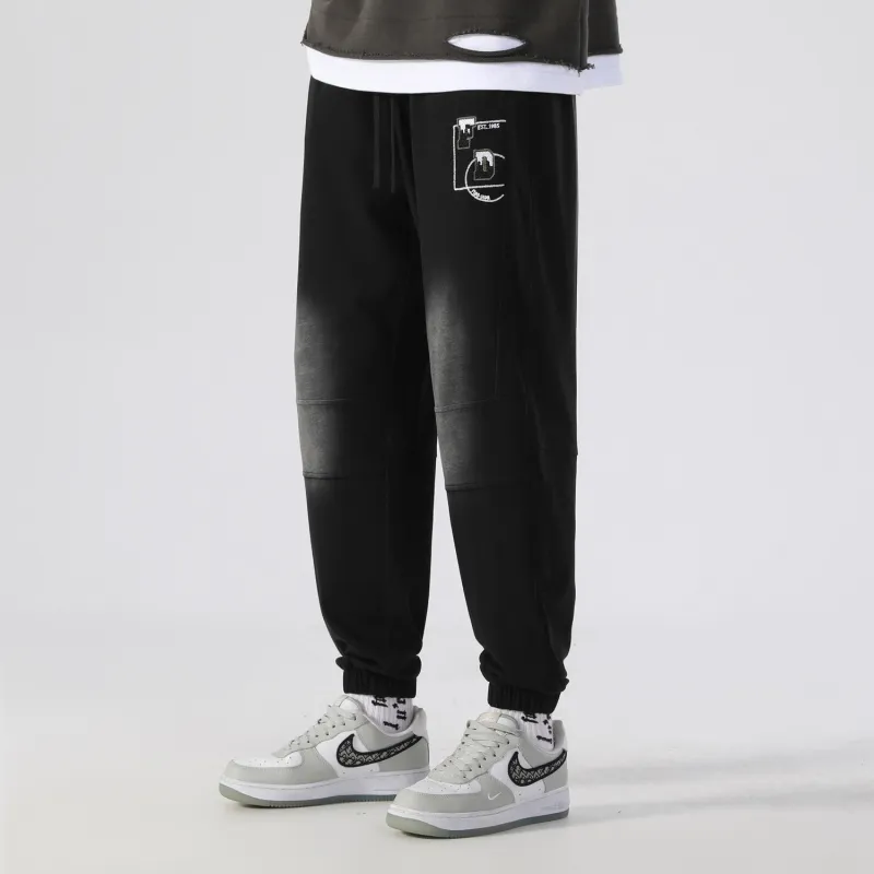 FIDO DIDO Knitted Sweatpants Unisex Black-5