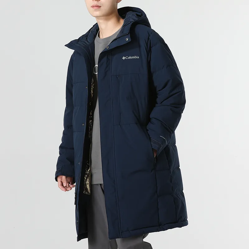 Columbia Down Jacket Men's Blue-4