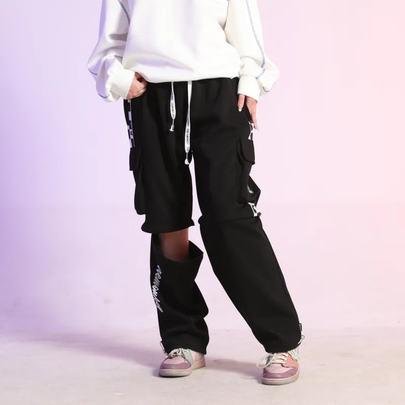 FireMonkey Cargo Pants Unisex Black-3