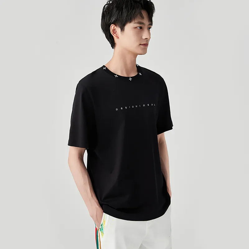 23R+ T Shirts Men Black-6
