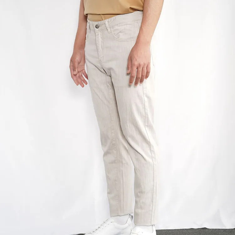 LIU·JO UOMO Straight Jeans Men's Beige-3