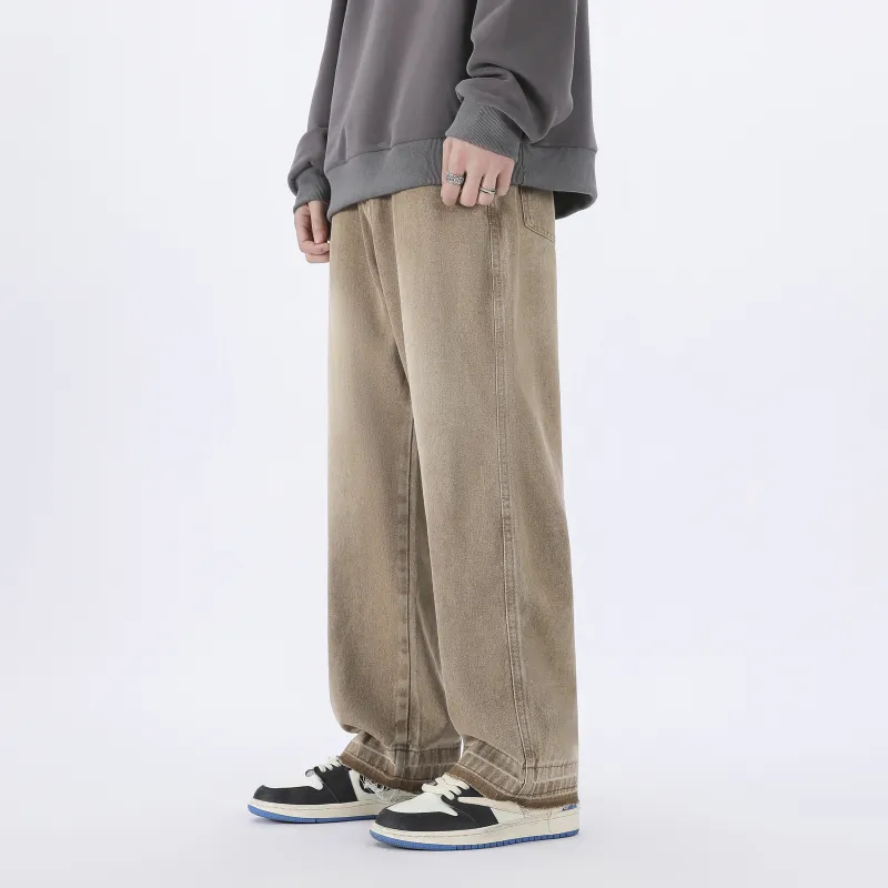 MISTEEZ Straight Jeans Spring Summer Fall And Winter Unisex-12