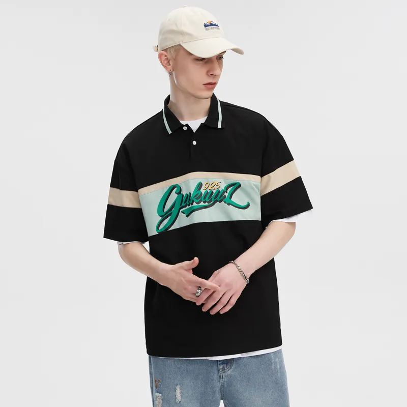 GUKUUL Polo Shirts Unisex Black-4