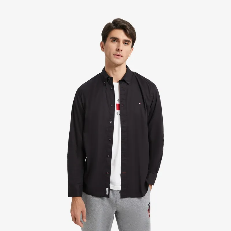 Tommy Hilfiger Shirts Men Black BDS-3