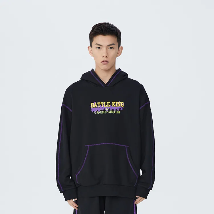 Caver&Hunter X BattleKing Sweatshirts Unisex Black-2