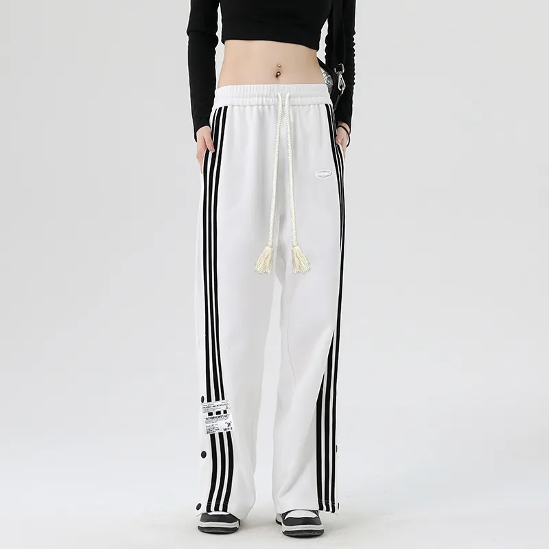 SCRM Minimalist Stripes Unisex Casual Pants-7
