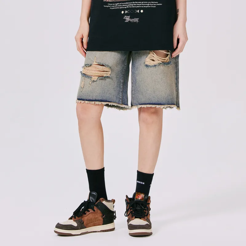 ROCAWEAR Loose Fit Shorts Unisex Blue-4