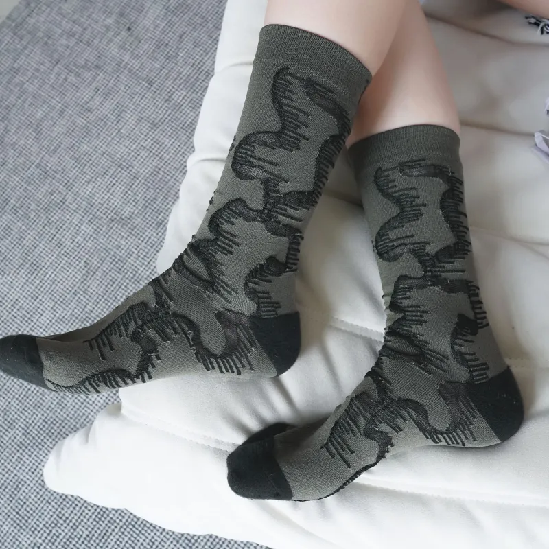TOOCI Unisex Knee high Socks-6