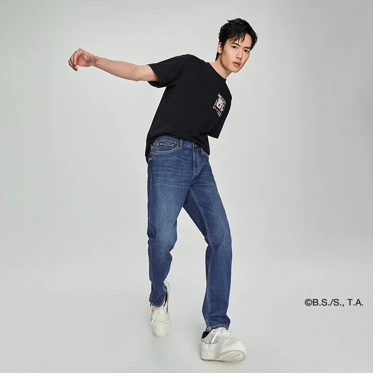 Dragon Ball X Lee X Dragon Ball Co brand T Shirts Men Black-4