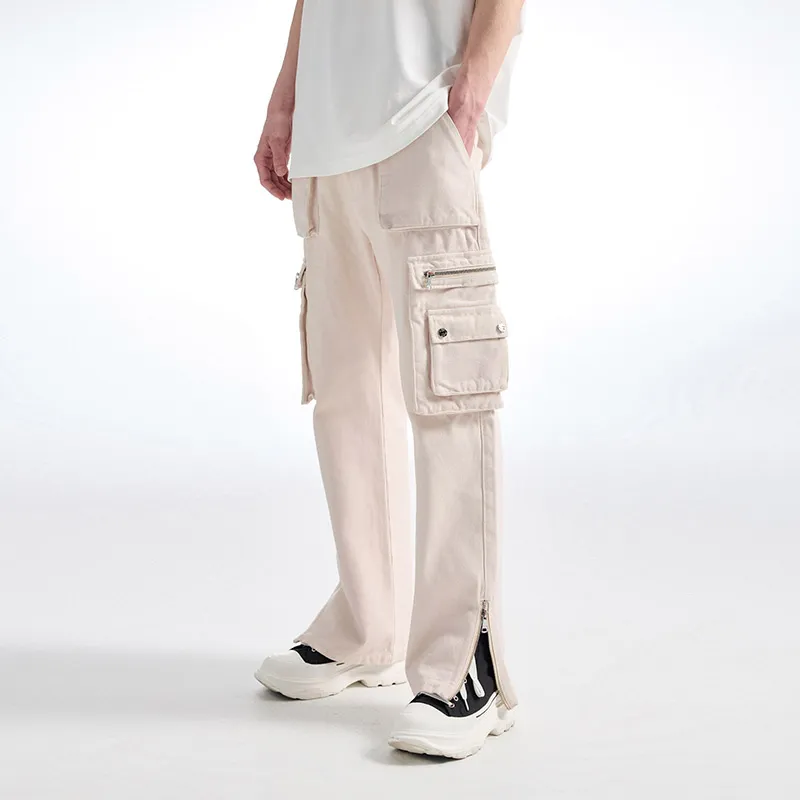 YLDP Jeans Unisex Ecru-3