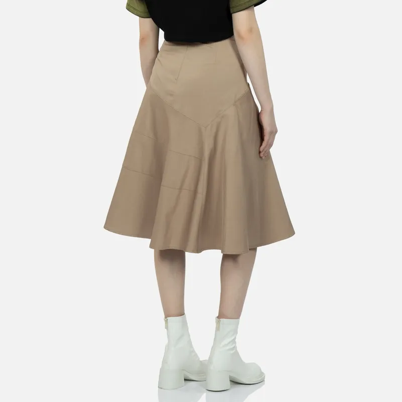 EVISU Casual Long Skirts Women's Taupe-3