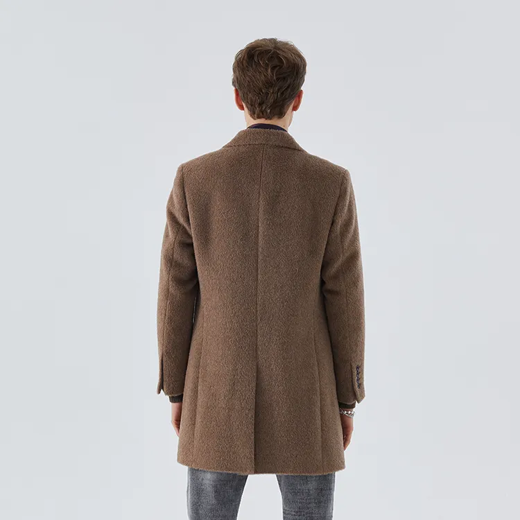 DAVID NAMAN Coats Men Brown-3