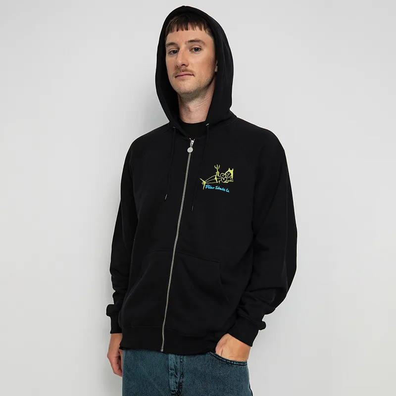POLAR SKATE CO Sweatshirts Unisex Black-3