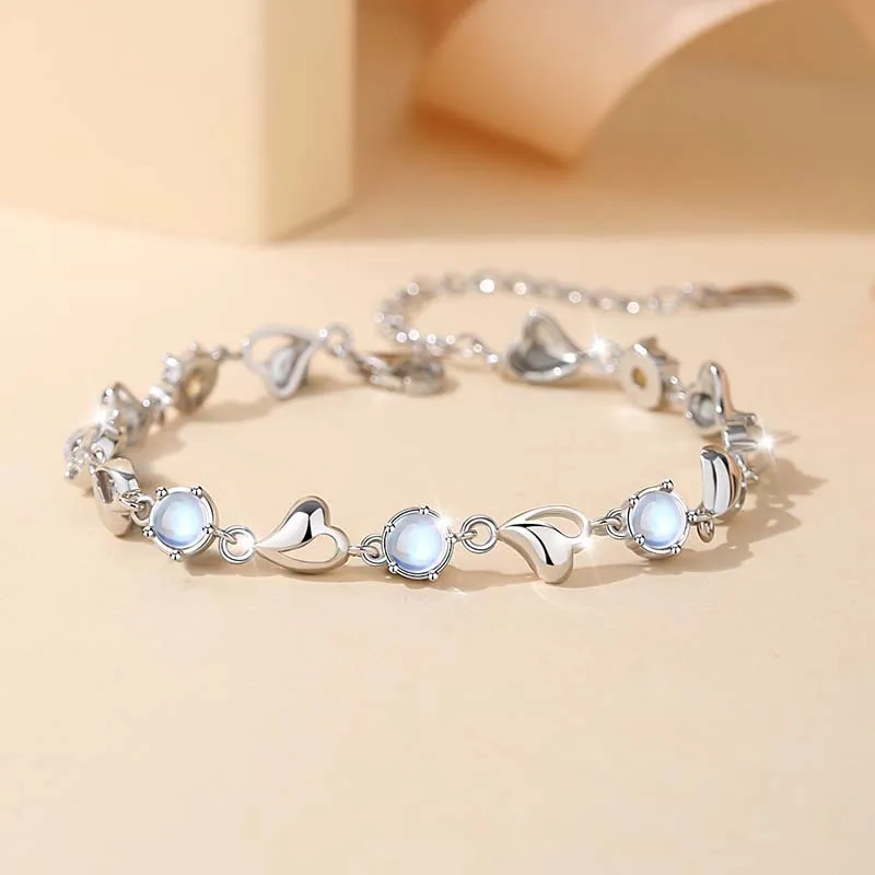 YINCHIE 999 Fine Silver Pure Silver Bracelets Women's-1