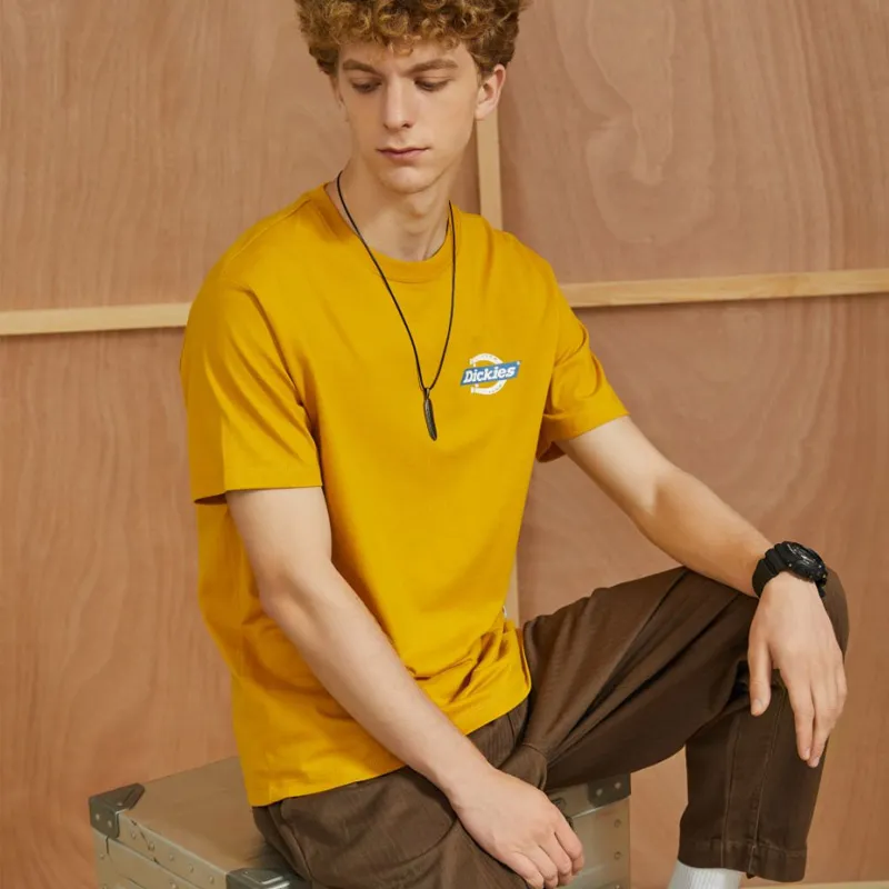 Dickies T-Shirts Men Orange-2