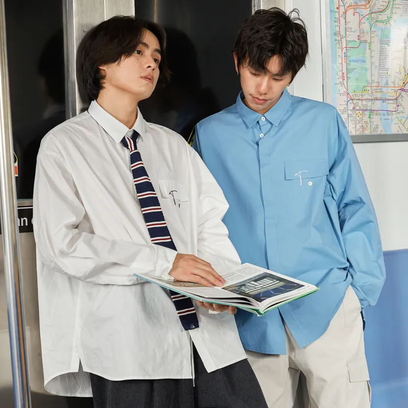 TIKIMOMOKA Japanese Tooling Couple Series Shirts Unisex-3